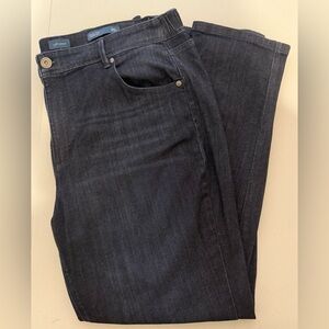 J. Jill Dark Blue High-Rise Straight Leg Jeans - Size 20W